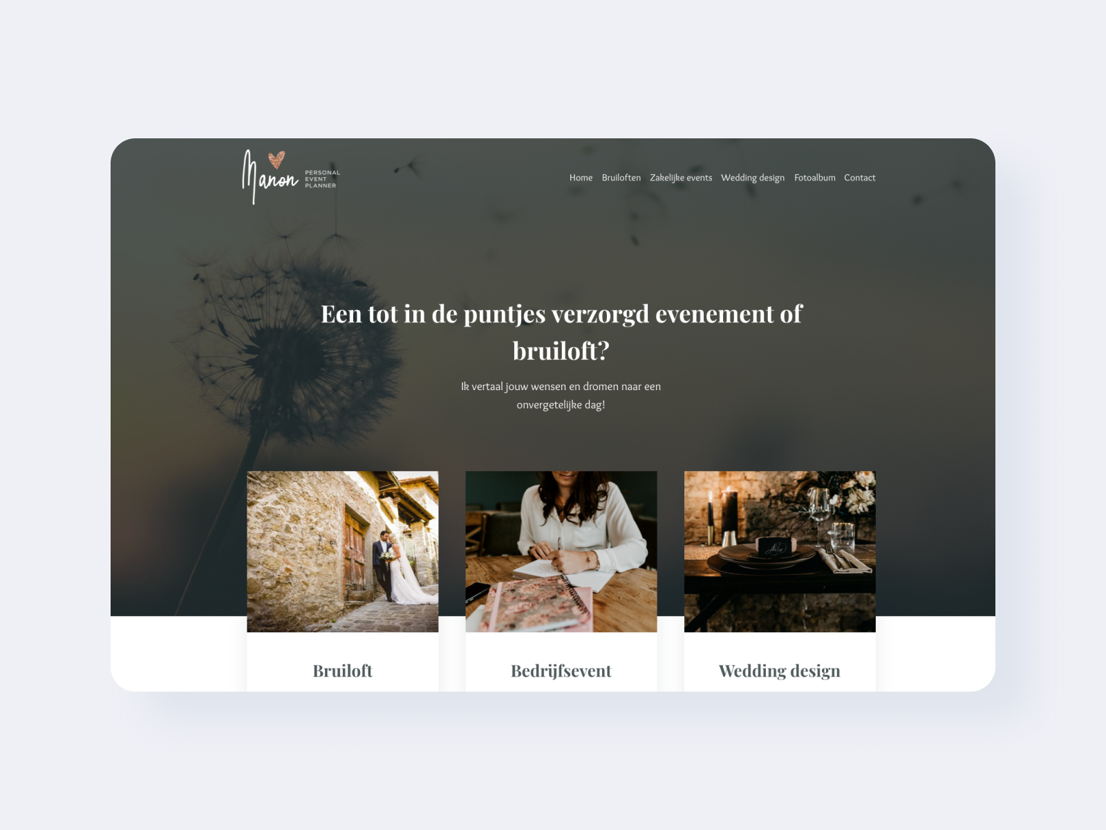 Weddingplanner Manon