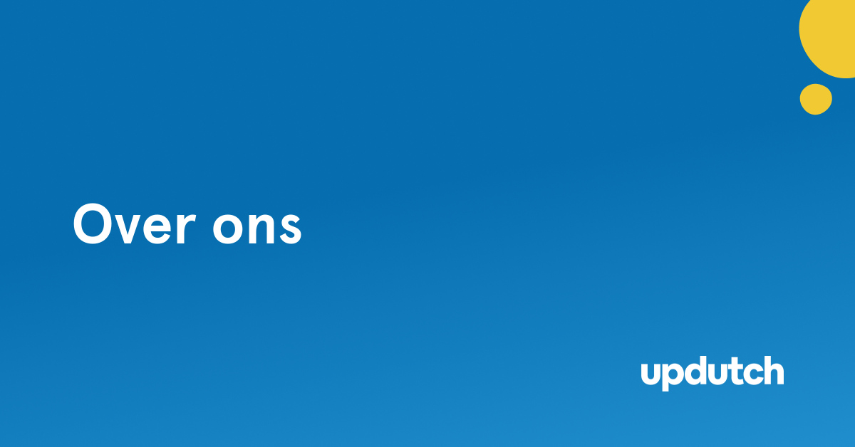 Over ons | Updutch